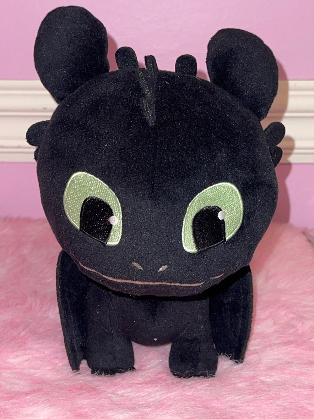 How to train your dragon toothless night fury chibi stuffed animal plush doll